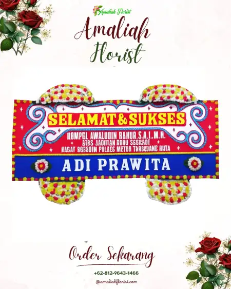 Papan Bunga Ucapan Selamat Dawan Kelod